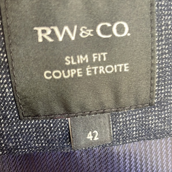 🖤 Rw&Co Mens Vest Slim Fit size 42 - Picture 5 of 6